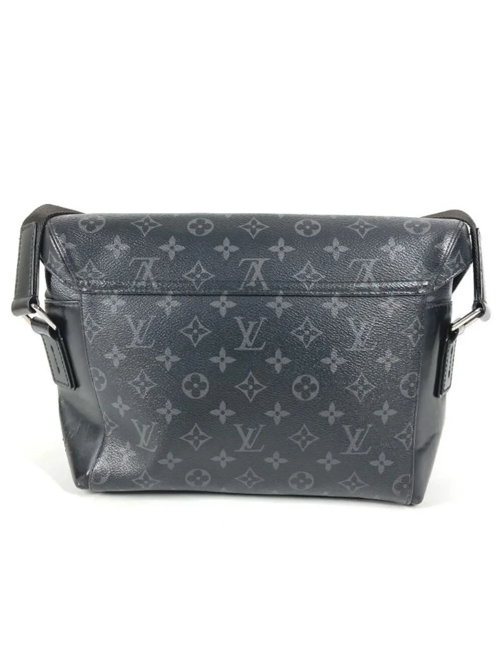 Louis Vuitton Shoulder Bag Messenger Voyage PM Monogram Eclipse Canvas Black